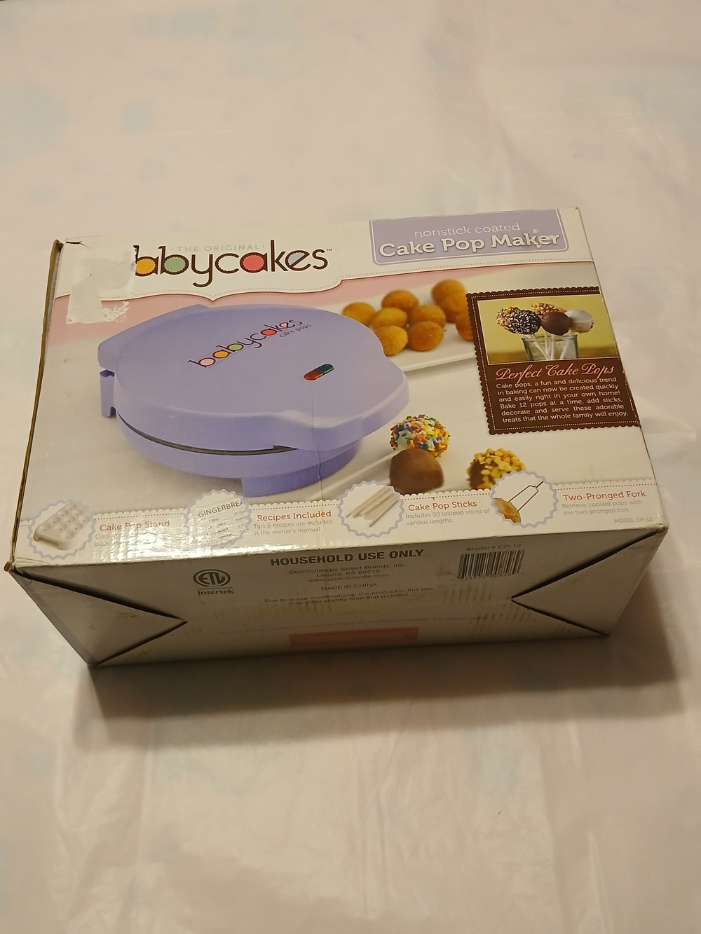 Purple Cake Pop Maker - Babycakes Brand